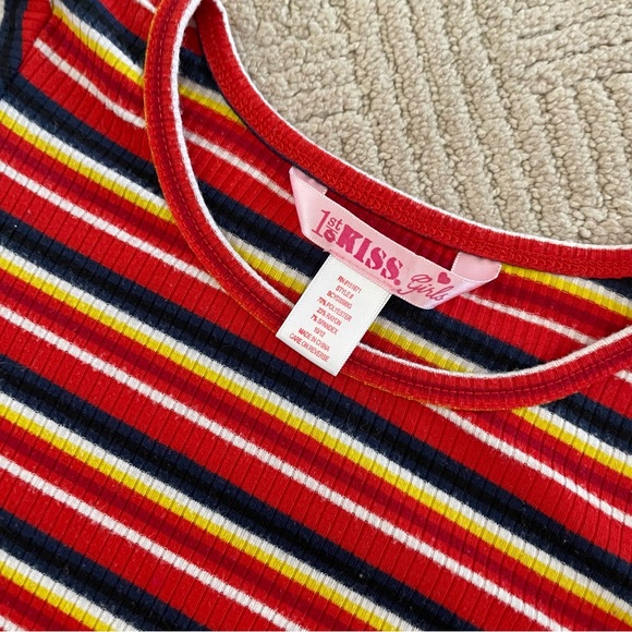 Girls Striped Shift Dress | 1st KISS | Size 10/12 - Picture 3 of 4